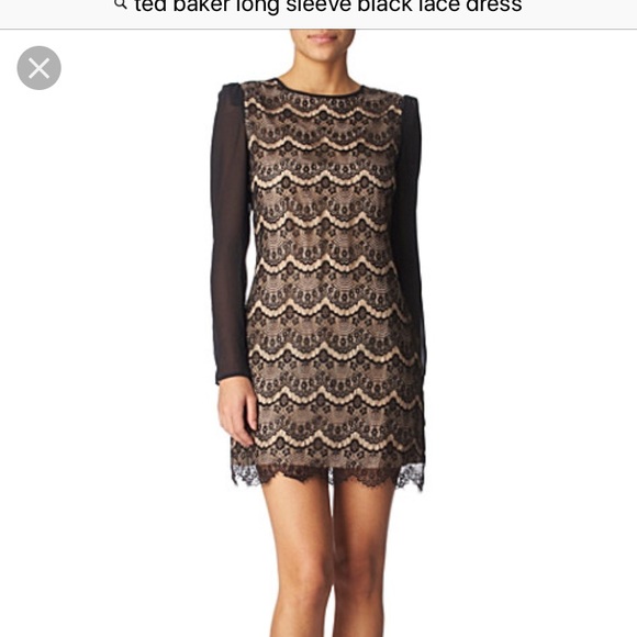 Ted Baker Dresses & Skirts - Ted Baker Lace Dress with Chiffon sleeves.